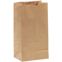 6 x 3 5/8 x 11" Kraft Hardware Bags image