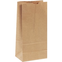 6 5/16 x 4 1/8 x 13 3/8" Kraft Hardware Bags image