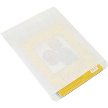 12 x 15" White Flat Merchandise Bags image