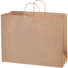 16 x 6 x 12" Kraft Paper Shopping Bags image