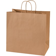 13 x 7 x 13" Kraft Shopping Bags image