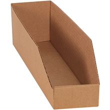 4 x 24 x 4 1/2" Kraft Bin Boxes image
