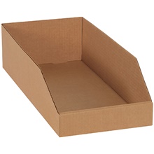 8 x 24 x 4 1/2" Kraft Bin Boxes image