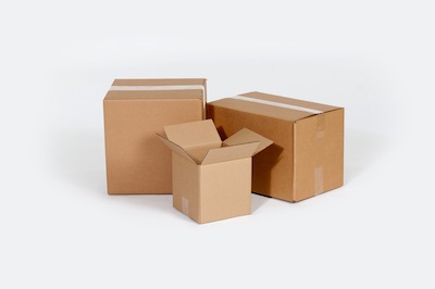 8 3/4 x 4 3/8 x 9 1/2  32ECT Master Carton holds 4-Pack of 4x4x4 Boxes image
