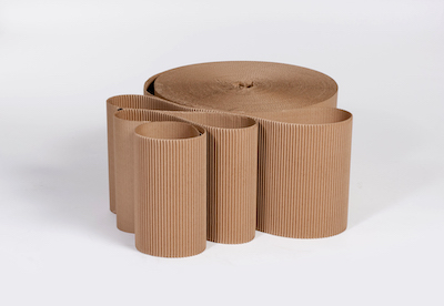 3" X 250`  Singleface Corrugated image