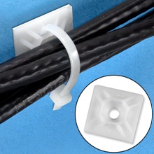 1 x 1" Natural Cable Tie Mounts image