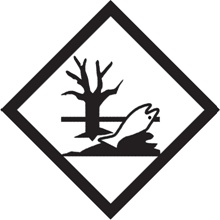 10 3/4 x 10 3/4" - Marine Pollutant Vinyl Labels image