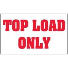 3 x 5" - "Top Load Only" Labels image