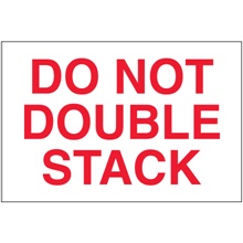 2 x 3" - "Do Not Double Stack" Labels image