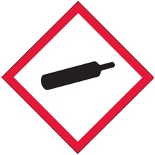1 x 1" Pictogram - Gas Cylinder Labels image