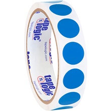 3/4" Light Blue Inventory Circle Labels image
