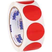 1 1/2" Red Inventory Circle Labels image