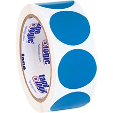 1 1/2" Light Blue Inventory Circle Labels image