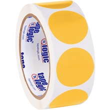 1 1/2" Fluorescent Orange Inventory Circle Labels image