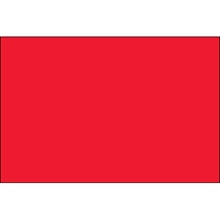 2 x 3" Fluorescent Red Inventory Rectangle Labels image