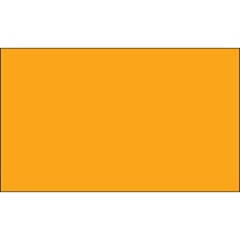 3 x 5" Fluorescent Orange Inventory Rectangle Labels image