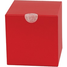 1" Frosty White Perforated Circle Paper Mailing Labels image