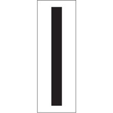3 1/2" "I" Vinyl Warehouse Letter Labels image