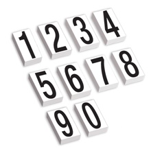 3 1/2" Vinyl Warehouse Number Kit Labels image