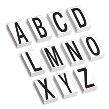 3 1/2"  Vinyl Warehouse Letter Kit Labels image