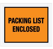 FINAL SALE: 4 1/2 x 6" Full Face Packing List Envelope (1000/Case) image