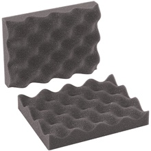 8 x 6 x 2" Charcoal Convoluted Foam Sets image
