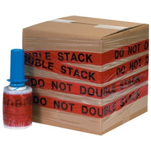 5" x 80 Gauge x 500' "DO NOT DOUBLE STACK" Goodwrappers® Identi-Wrap image