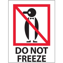 3 x 4" - "Do Not Freeze" Labels image