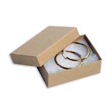 3 1/16 x 2 1/8 x 1" Kraft Jewelry Boxes image