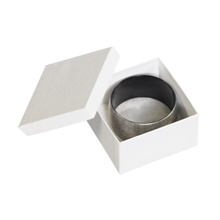 3 1/2 x 3 1/2 x 2" White Jewelry Boxes image