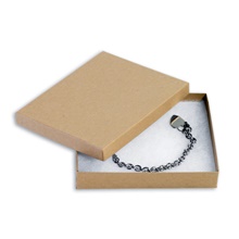 6 x 5 x 1" Kraft Jewelry Boxes image