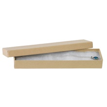 8 x 2 x 7/8" Kraft Jewelry Boxes image