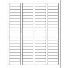 1 3/4 x 1/2" Weather-Resistant Laser Labels image