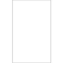 8 1/2 x 14" White Rectangle Laser Labels image