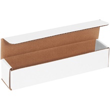 10 x 2 x 2" White Corrugated Mailers image