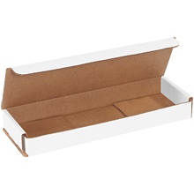 10 x 3 x 1" White Corrugated Mailers image