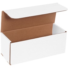 10 x 4 x 4" White Corrugated Mailers image