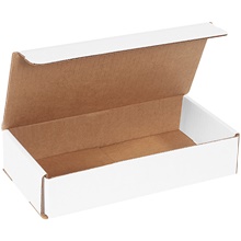 10 x 5 x 2" White Corrugated Mailers image