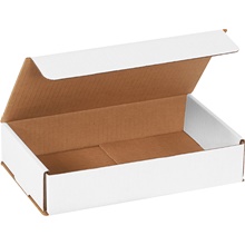 10 x 6 x 2" White Corrugated Mailers image