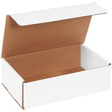 10 x 6 x 3" White Corrugated Mailers image