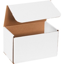 10 x 6 x 6" White Corrugated Mailers image