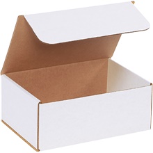 10 x 7 x 4" White Corrugated Mailers image