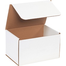 10 x 7 x 6" White Corrugated Mailers image