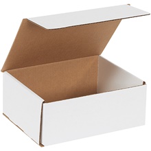 10 x 8 x 4" White Corrugated Mailers image