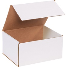 10 x 8 x 5" White Corrugated Mailers image