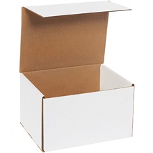 10 x 8 x 6" White Corrugated Mailers image