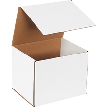 10 x 8 x 8" White Corrugated Mailers image