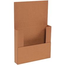 11 3/4 x 10 1/2 x 2 1/4" Kraft Easy-Fold Mailers image