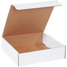 11 1/2 x 11 1/2 x 3 3/4" White Literature Mailers image