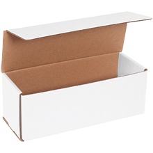 11 x 4 x 4" White Corrugated Mailers image